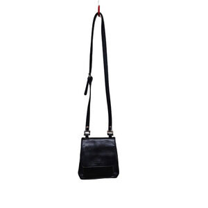 Liz Claiborne Leather Satchel Shoulder Bag - Black